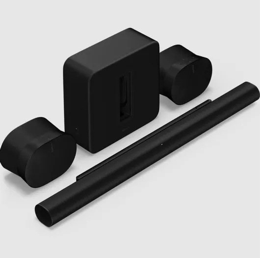 Sonos Home Cinema Arc Ultra Ultimate Immersive Σετ (Arc Ultra + 2x Era 300 + Sub 4) - Black