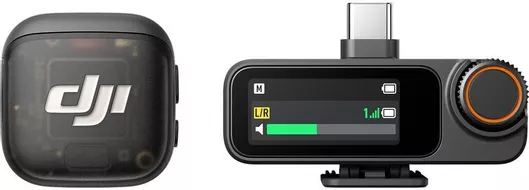 DJI Mic 3 (1 TX + 1 RX) Ασύρματο Δυναμικό Μικρόφωνο Δημοσιογραφικό