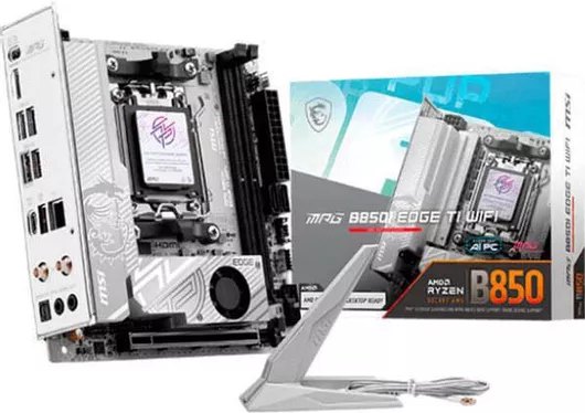 MSI MPG B850I Edge TI WIFI Mini ITX Motherboard (AMD AM5 Socket, 7E79-001R)