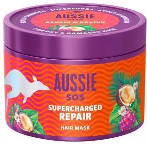 Aussie Sos Supercharged Repair Hair Mask Μάσκα Μαλλιών για Επανόρθωση 500ml