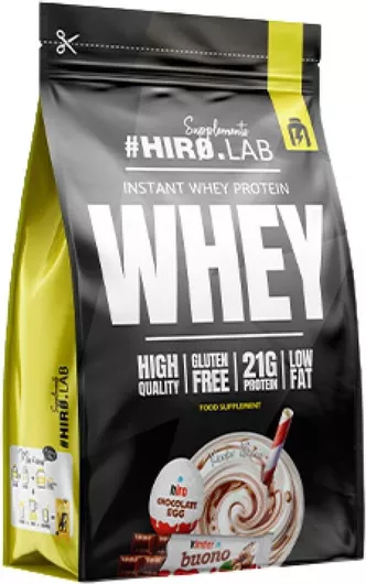 Hiro.Lab Instant Whey Πρωτεΐνη Ορού Γάλακτος Χωρίς Γλουτένη Γεύση Kinder Bueno 2kg