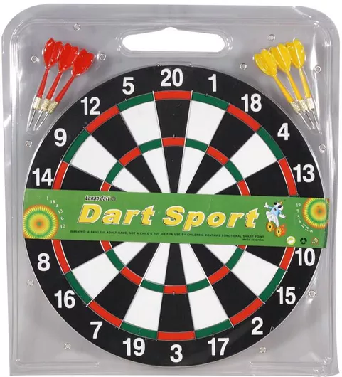 Στόχος με 6 Βελάκια 15″ (45x40cm)