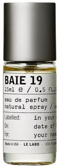 Le Labo Baie 19 Eau de Parfum Spray 15ml