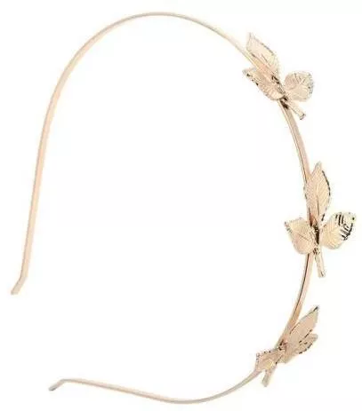 Ecarla Opaska Do Włosów Listki Miedziana