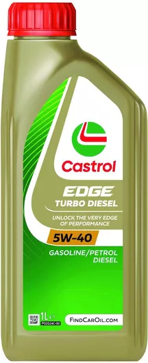 Castrol Edge Turbo Diesel Συνθετικό Λάδι Αυτοκινήτου 5W-40 1lt