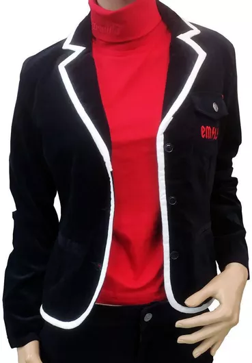 Emily The Strange Γυναικείο Σακάκι Μαύρο