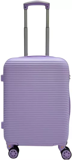 Felbags Βαλίτσα Καμπίνας Σκληρή Λιλά με 4 Ρόδες Ύψους 55cm