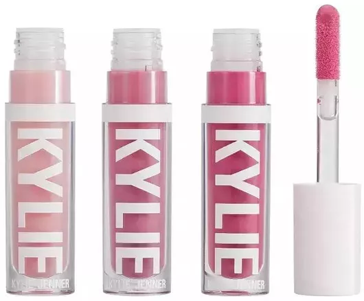 Kylie Cosmetics Lip Lip Gloss Pink Trouble, Rose Temptation, Berry Kiss 3.22ml