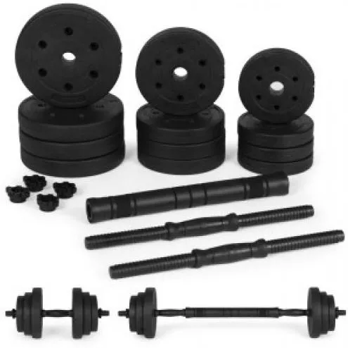 Αλτήρες Σετ με Μπάρα 20kg Ρυθμιζόμενοι – Σετ Βαρών Γυμναστικής