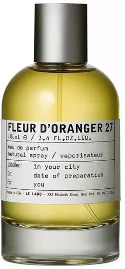 Le Labo Fleur D'oranger 27 Eau de Parfum 100ml