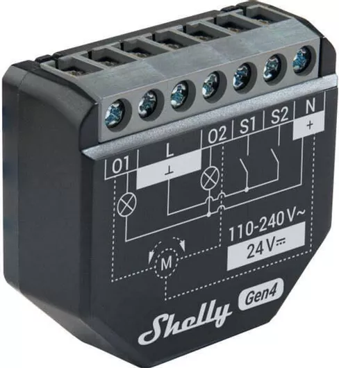 Shelly Smart Ενδιάμεσος Διακόπτης με Σύνδεση ZigBee