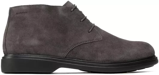 Geox Ottavio Suede Γκρι Ανδρικά Μποτάκια