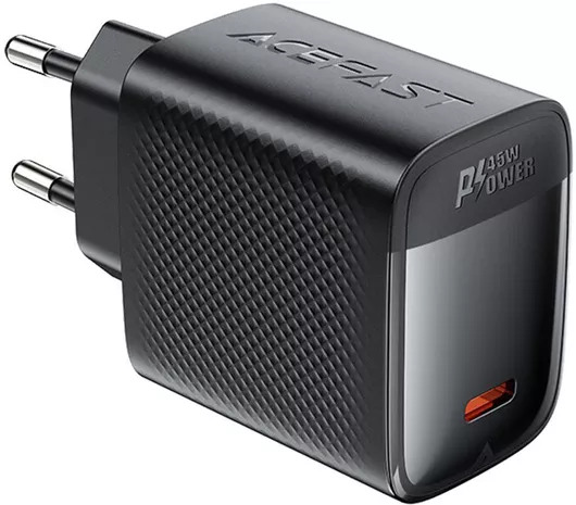 Acefast Φορτιστής Κινητού GaN Χωρίς Καλώδιο 45W USB-C Power Delivery Μαύρος A112