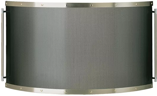 Zogometal Μεταλλικό Προστατευτικό Τζακιού 100x50cm Μπρούτζινο