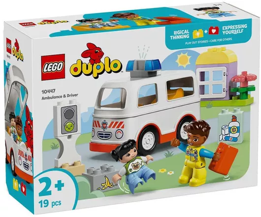 Lego Duplo Ambulance & Driver για 2+ Ετών 19τμχ