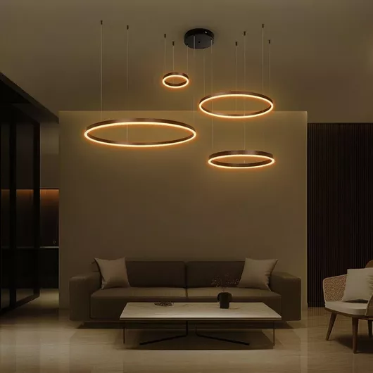 GloboStar Venom Κρεμαστό Φωτιστικό Λευκό LED με Ρυθμιζόμενο Λευκό Φως 150x90x60cm