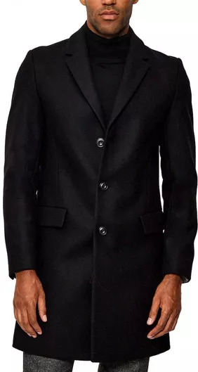 Ανδρικό Παλτό Μαύρο