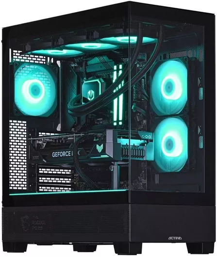 Actina KOMACNGIP0312 Gaming Desktop PC, Ryzen 9-9900X3D, 192GB DDR5, 4TB SSD, GeForce RTX 5090, Windows 11 Home