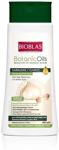 Bioblas Garlic Σαμπουάν Αναδόμησης & Θρέψης για Όλους τους Τύπους Μαλλιών 360ml