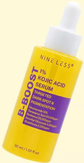 Nine Less B-Boost 1% Kojic Acid Serum Προσώπου για Λάμψη & Λεύκανση 30ml