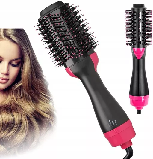 Verk Group Ηλεκτρική Βούρτσα Μαλλιών Μαλλιών με Αέρα 1000W για Ίσιωμα & Μπούκλες