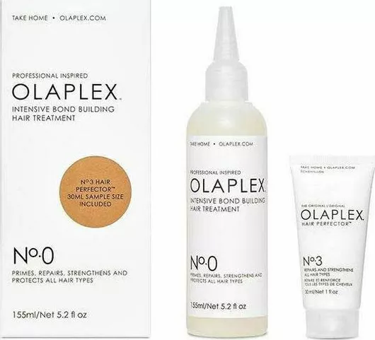 Olaplex No 0 Intensive Bond Building Σετ Περιποίησης Μαλλιών Θεραπείας Μαλλιών με Σαμπουάν