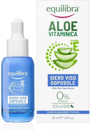 Equilibra After Sun Serum για το Πρόσωπο με Καλέντουλα & Shea Butter 30ml