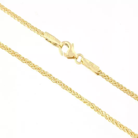 Al'Oro Χρυσό Αλυσίδα Λαιμού 14K, Λεπτή 1.2mm, Μήκος 47cm