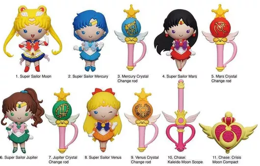 Sailor Moon 3D PVC Bag Clips Series 7
