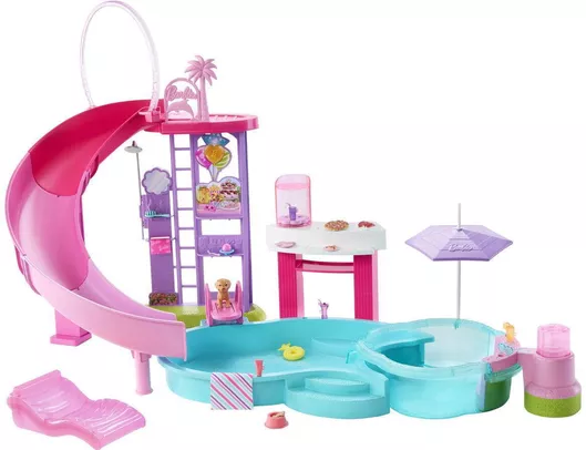Barbie Dream Pool Κούκλα - Πισίνα Ονείρου με Κούκλα Barbie