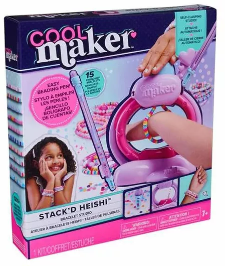 Spin Master Παιχνίδι Χειροτεχνία Cool Maker Στουντιο Βραχιολιων Stack’D Heishi για 7+ Ετών