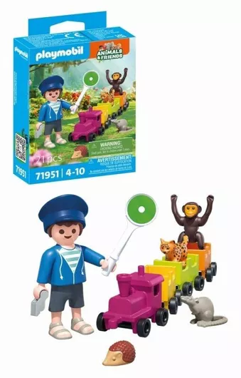 Playmobil Animals & Friends Βόλτα Με Τρενάκι για Παιδιά 4-10 Ετών