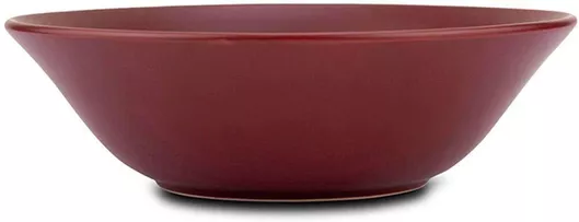 Nava Σαλατιέρα Κεραμική Κόκκινο 23x23x6.5cm