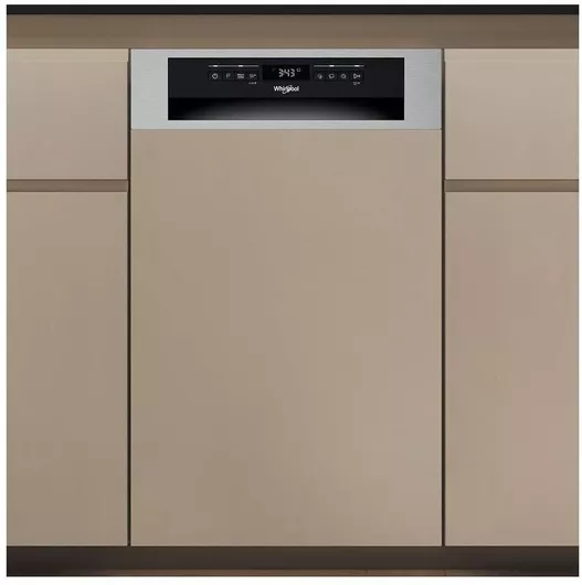 Whirlpool Εντοιχιζόμενο Πλυντήριο Πιάτων για 10 Σερβίτσια Π44.5xY82cm Μπεζ