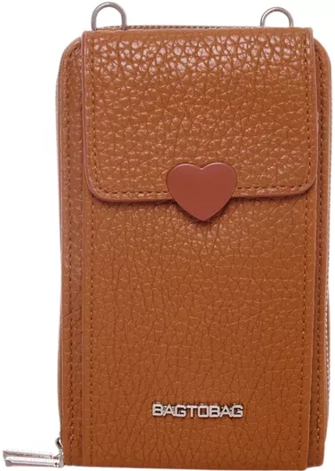 Γυναικεία Τσάντα Χιαστί Καφέ