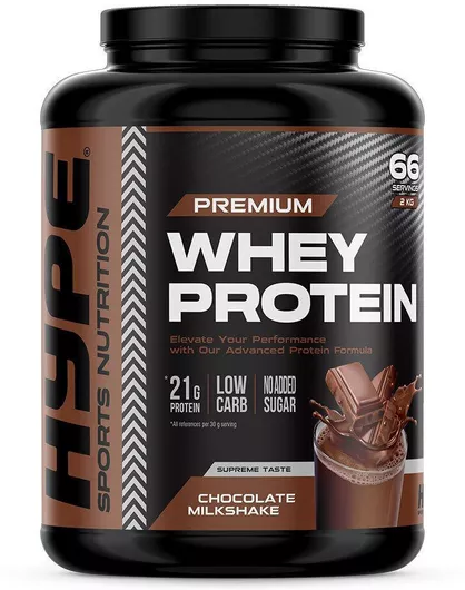 Hype Supplements Premium Whey Protein Chocolate Milkshake 2kg Πρωτεΐνη Ορού Γάλακτος