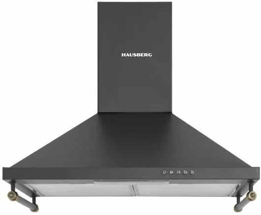 Hausberg Απορροφητήρας Καμινάδα 60cm Μαύρο