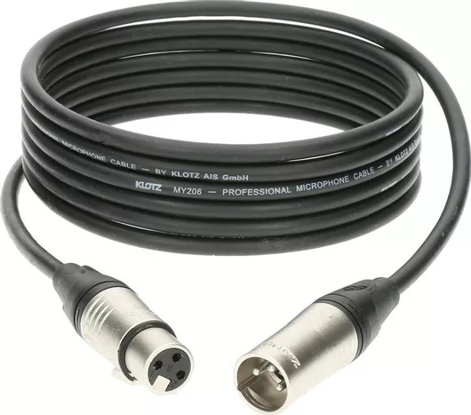 Klotz XLR Male to XLR Female Audio Καλώδιο, 2m M1K1FM0200
