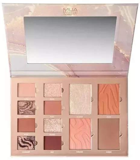 MUA Marble Face & Eye Παλέτα Μακιγιάζ για Πρόσωπο & Μάτια
