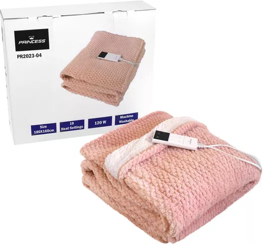 Ηλεκτρική Κουβέρτα Διπλή Ροζ 120W 160x180cm