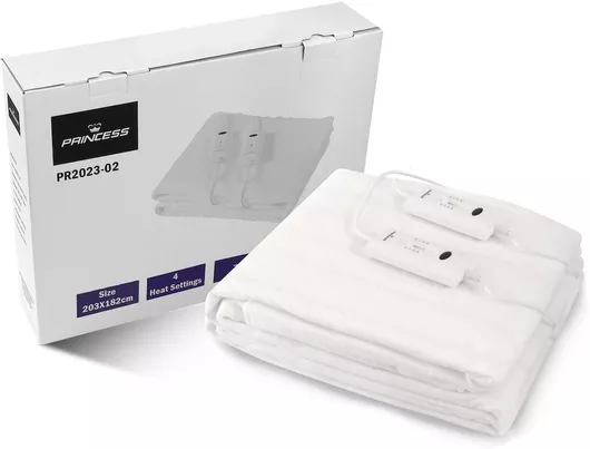 Ηλεκτρικό Υπόστρωμα Υπέρδιπλο Πλενόμενο Λευκό 120W 182x203cm
