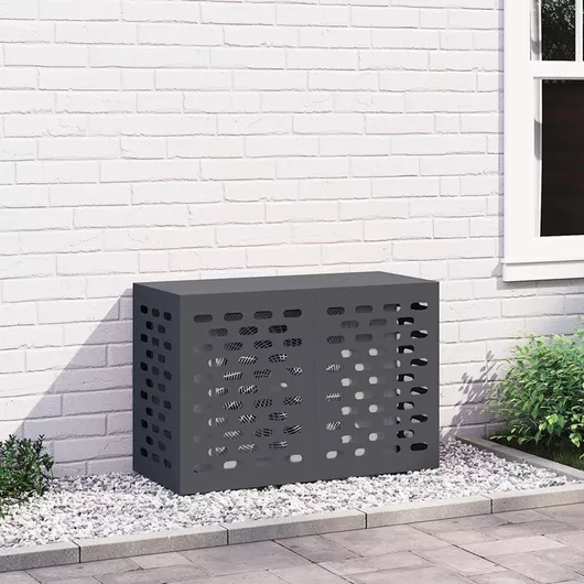 Cover Air Conditioner Vidaxl Anthracite 90x40x60 cm Steel 865892
