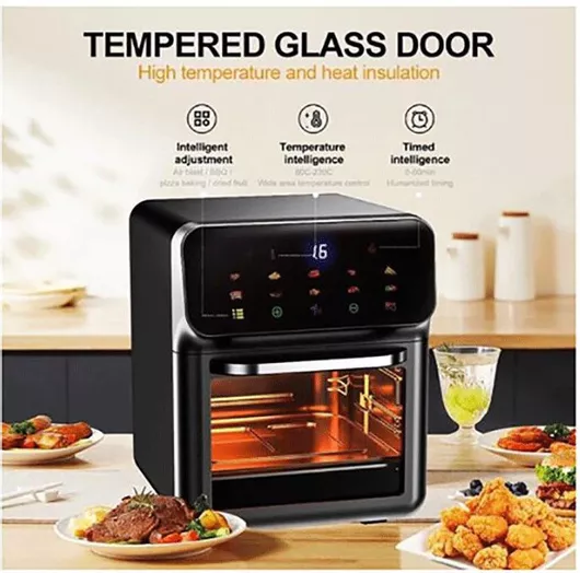 Air Fryer 12lt Μαύρο GET-ANDOWL-Q-G-33