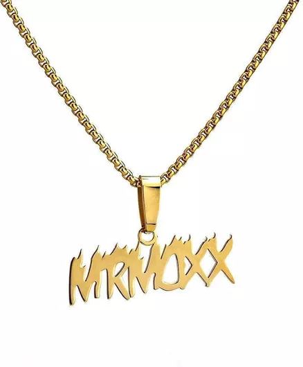 Goldsmith Κολιέ ΌνομαΕπιχρυσωμένο Ασήμι