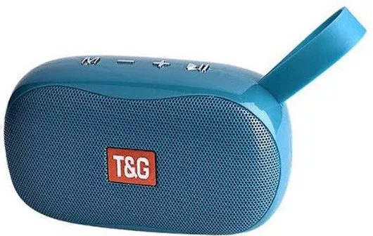 Ηχείο Bluetooth TG173 T&G 5W με Ραδιόφωνο και Διάρκεια Μπαταρίας έως 3 ώρες Light Blue
