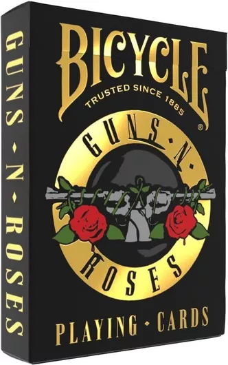 Bicycle 10048092 Official Πλαστική Τράπουλα Guns & Roses