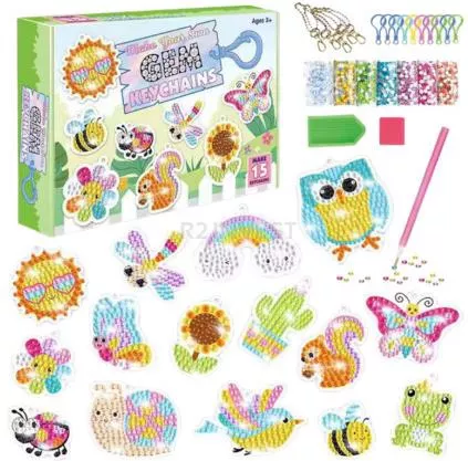 Σετ Διαμαντένιου Κεντήματος 5d – Αυτοκόλλητα Κουκουβάγια & Έντομα 5908222241735 Spm