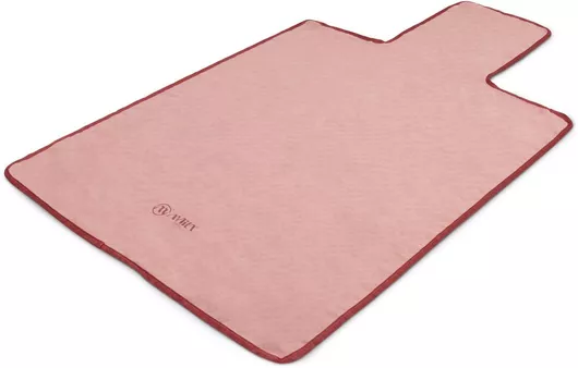 AMILA Πετσέτα Γυμναστηρίου με Μικροΐνες & Θήκη Μεταφοράς Ροζ