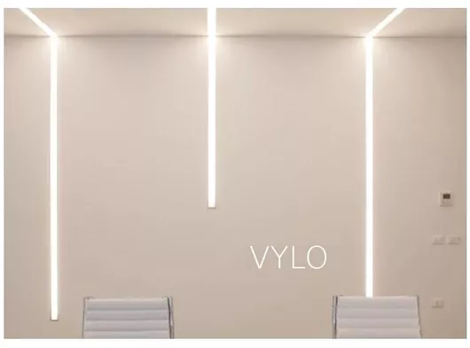 Aca Vylo LED Γραμμικό Χωνευτό Φωτιστικό Τοίχου 63W Φυσικό Λευκό IP20 226cm