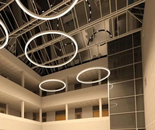 Aca LED Γραμμικό Φωτιστικό Οροφής 27W Ψυχρό Λευκό 100cm